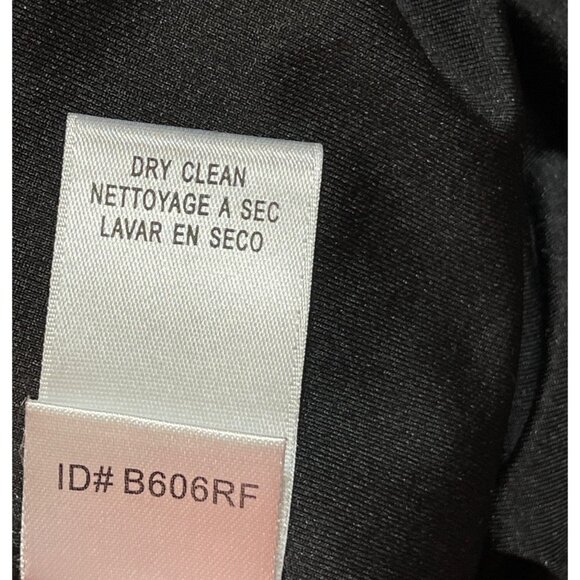 BCBGMaxazria Bodycon Mini Dress Black M Medium Open Back Stretch - Picture 6 of 7